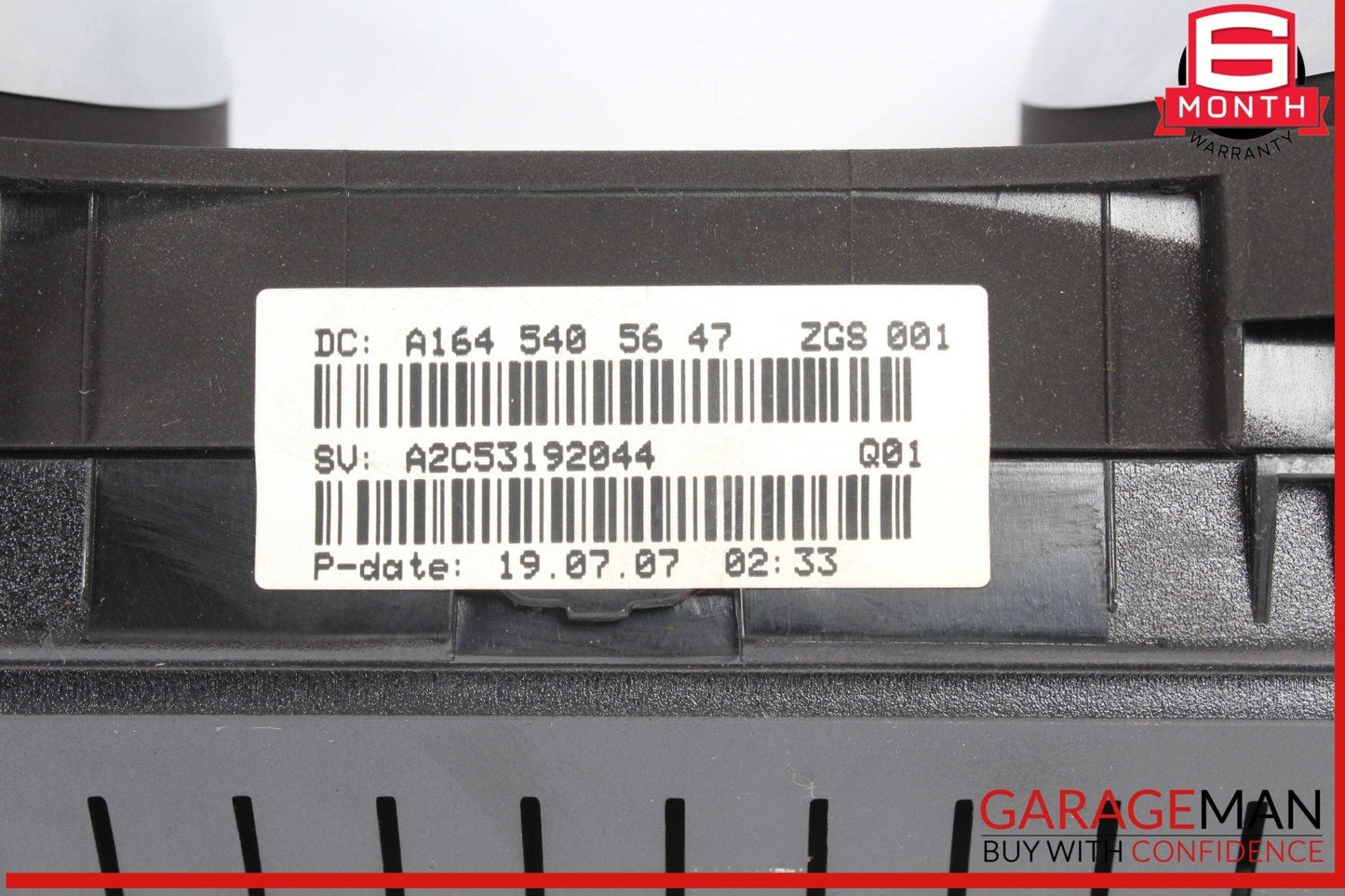 06-08 Mercedes W164 ML550 Speedometer Instrument Cluster Gauge 1645405647 OEM