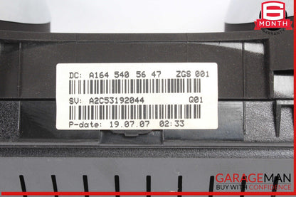 06-08 Mercedes W164 ML550 Speedometer Instrument Cluster Gauge 1645405647 OEM