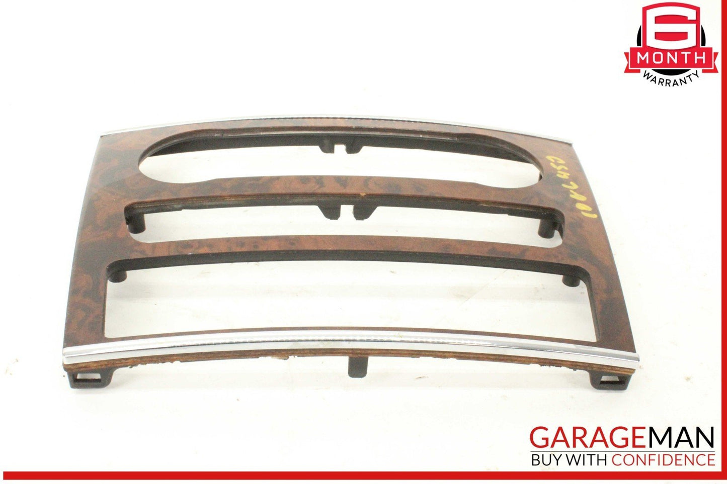 06-12 Mercedes X164 GL450 Center Console Control Trim Panel Wood Bezel OEM