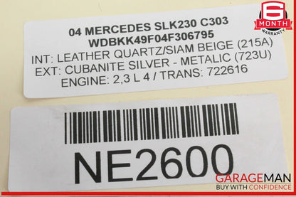 97-04 Mercedes R170 SLK230 Convertible Top Hydraulic Pump Motor 1708000030 OEM
