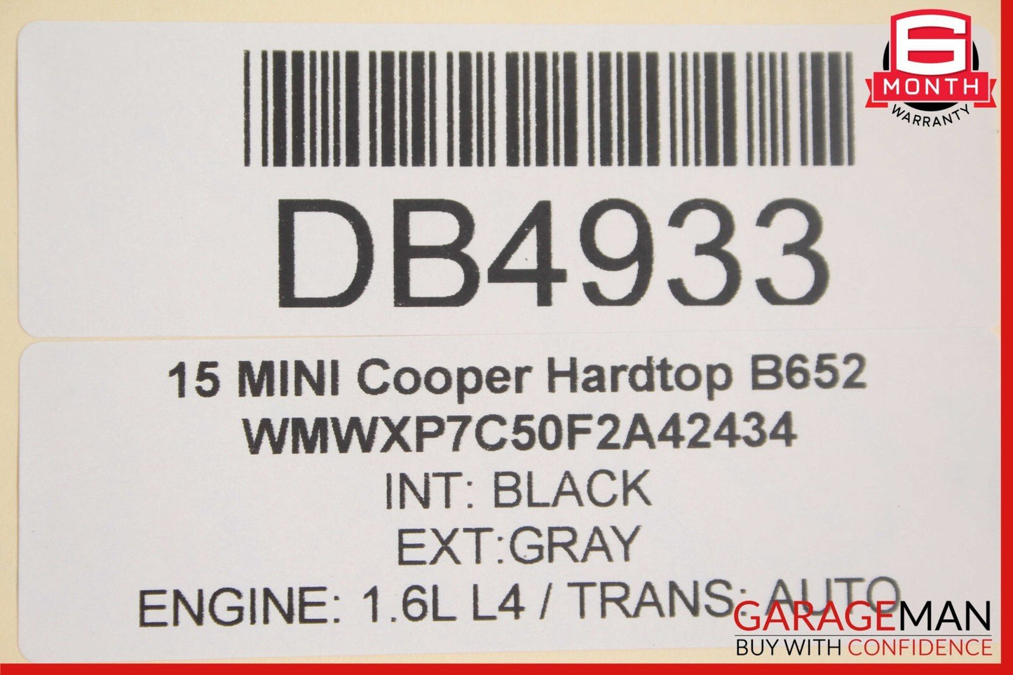 14-17 Mini Cooper F55 Front Windshield Window Auto Glass Panel OEM