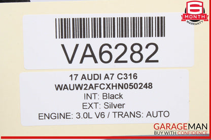 12-18 Audi A7 S7 Front Left Driver Side Door Rear View Mirror Silver 4G8857409AM