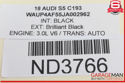 17-24 Audi S5 A4 Dashboard Right Side Glove Box Storage Compartment 8W1880302