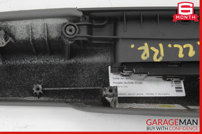 19-22 AUDI Q8 REAR RIGHT SIDE ARMREST LEATHER BLACK 4M8867364
