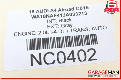 17-19 Audi A4 Allroad Front Console Overhead Dome Light 8W0947135CS OEM