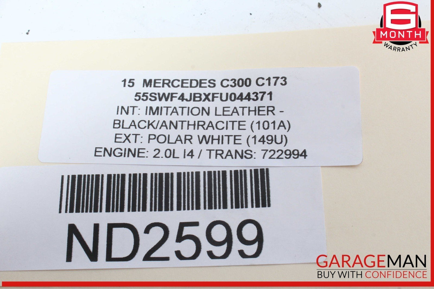 15-20 Mercedes W205 C300 Front Left Wheel Spindle Knuckle Hub Bearing OEM