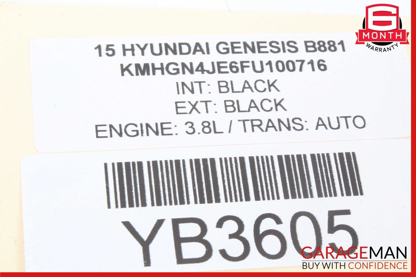 15-16 Hyundai Genesis Transmission Control Module 95440-4FCH1 OEM