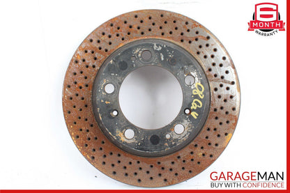 05-12 Porsche Cayman 987 Front Right & Left Drilled Brake Rotor Disc Set OEM