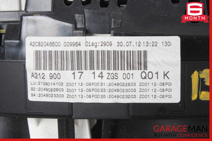 10-13 Mercedes W212 E350 E550 Instrument Speedometer Odometer Cluster Gauge Assy
