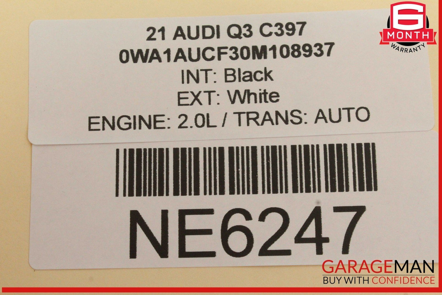 11-18 Audi A8 S8 A8 Quattro Rear Center Deck Audio Speaker Woofer Bose OEM