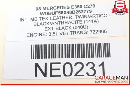03-11 Mercedes W211 E350 E320 E500 Front Left Side Door Master Window Switch OEM