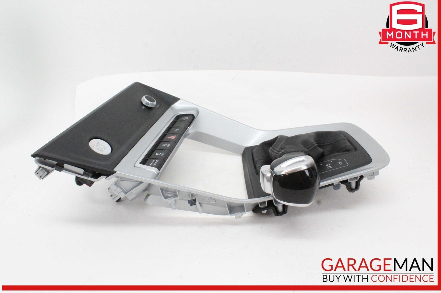 19-24 Audi Q3 Front Center Console Gear Shifter Knob Boot w/ Trim & Switches OEM
