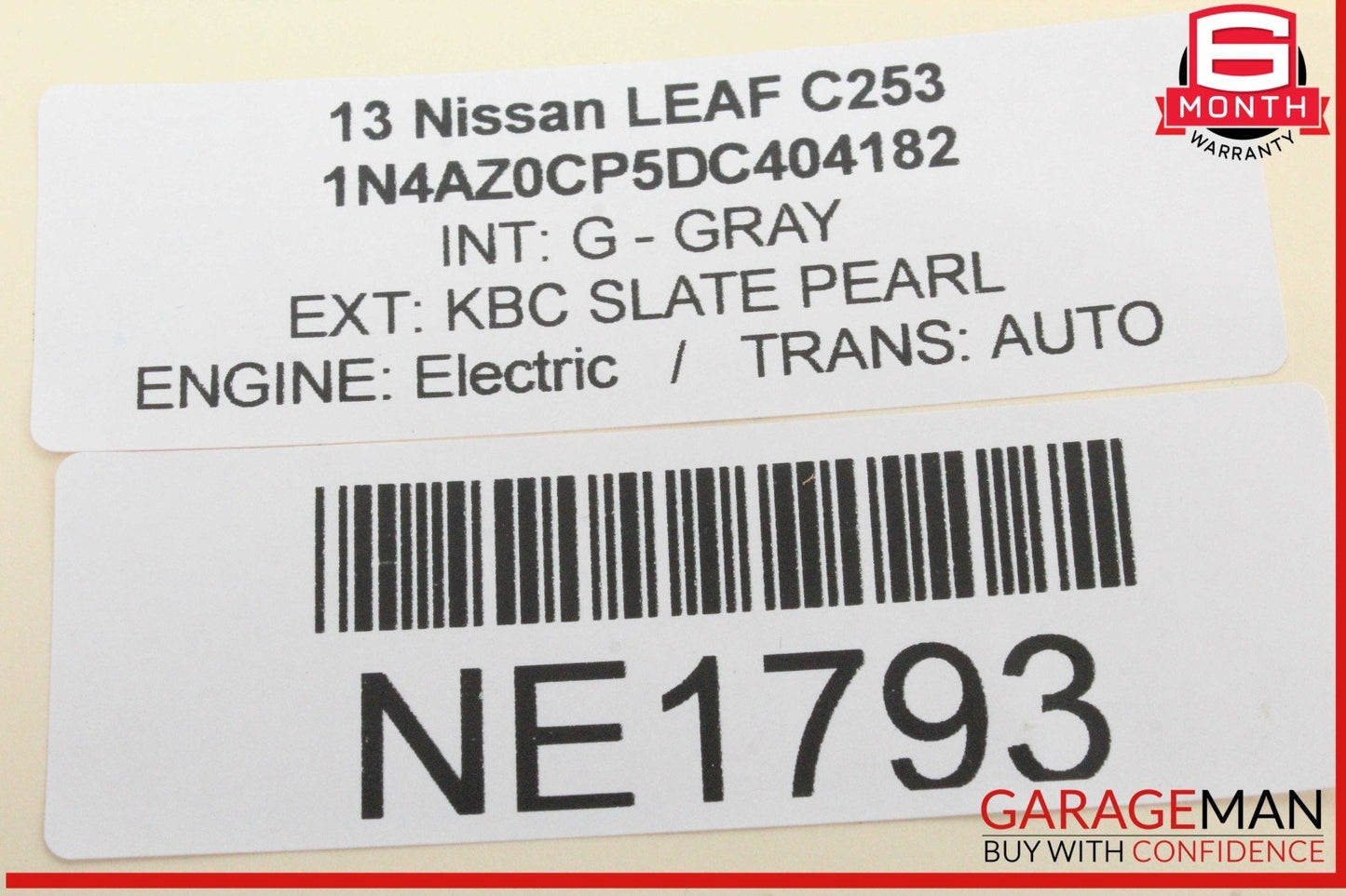 13-17 Nissan Leaf Battery Heater Wire Wiring Harness 295U43NF0A OEM
