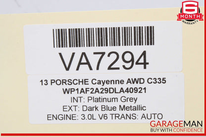 11-18 Porsche Cayenne 958 AWD Rear Trunk Fuse Relay Junction Box 7P0937548H OEM