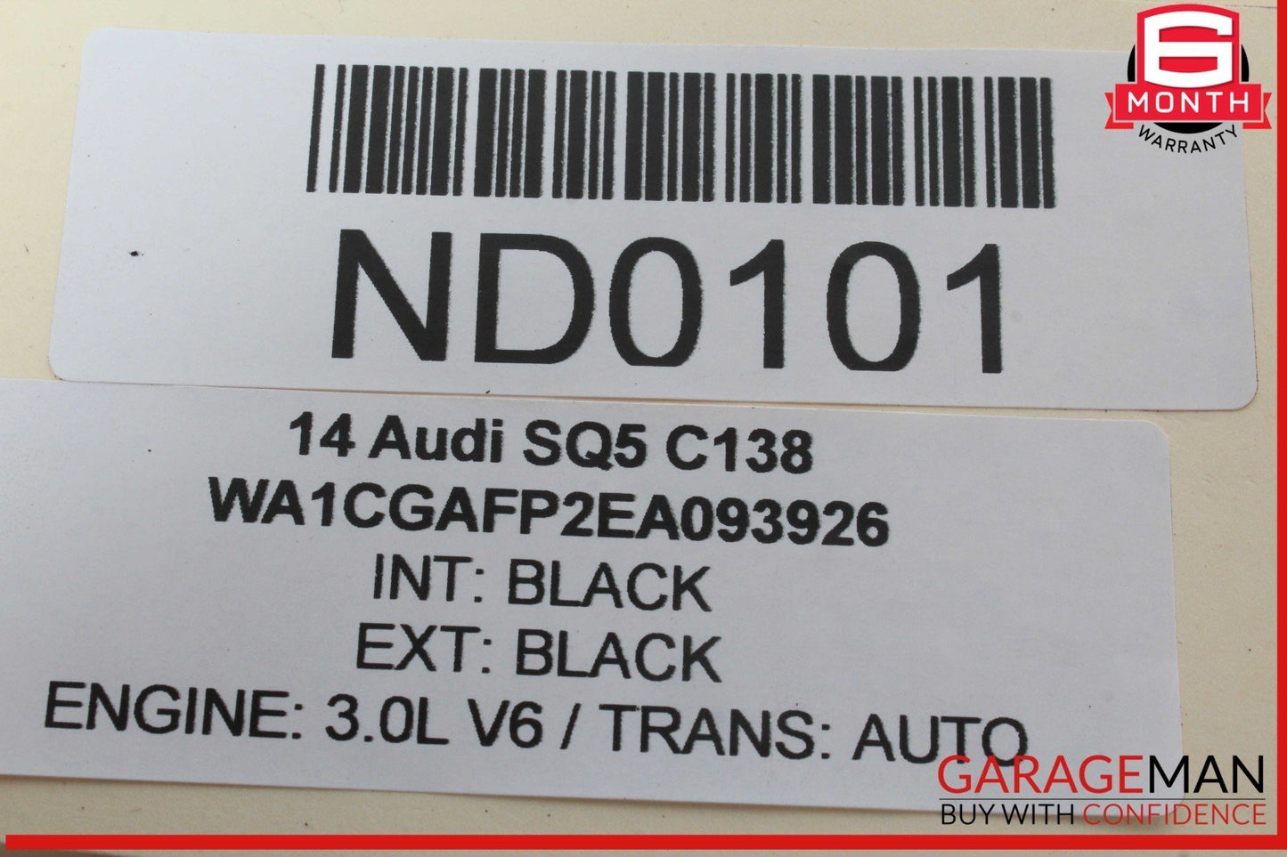 13-17 Audi SQ5 Q5 Trunk Tailgate Liftgate Boot Lid Lock Latch Release Motor OEM