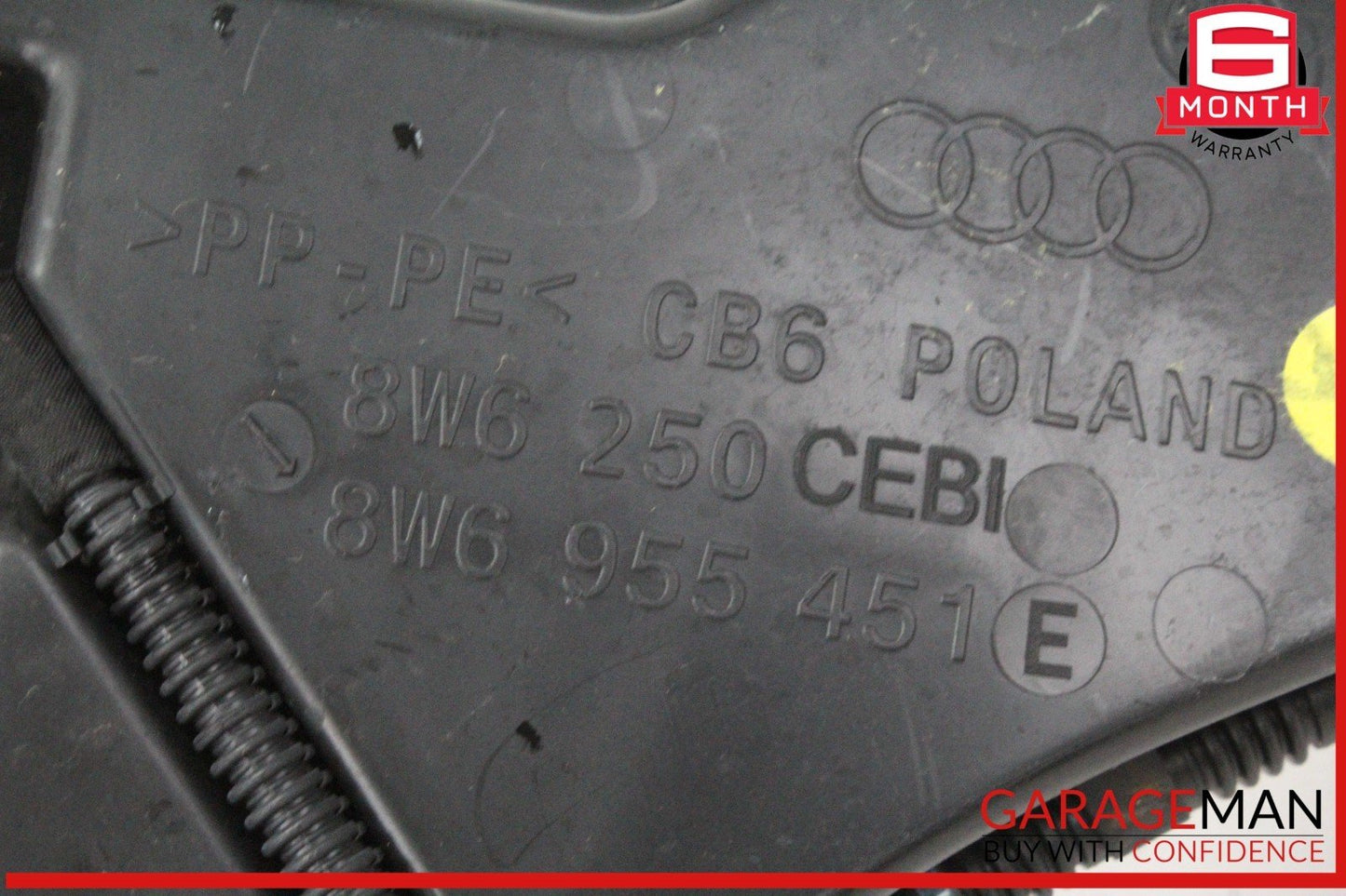 18-24 Audi S5 Windshield Washer Fluid Reservoir Tank 8W6955451E OEM