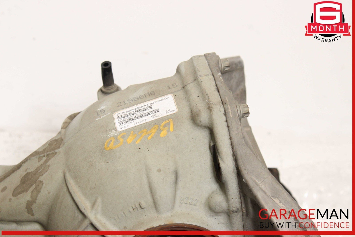 12-19 Mercedes X166 GL450 GLE550 Rear Differential Diff Axle Carrier 3.46 OEM