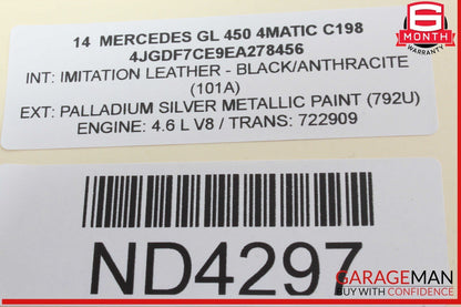 13-16 Mercedes X166 GL450 4MATIC Rear Left Driver Side 2nd Row Power Seat Motor