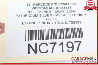 12-15 Mercedes R172 SLK250 C250 1.8L Turbo Turbocharger Manifold Assembly OEM