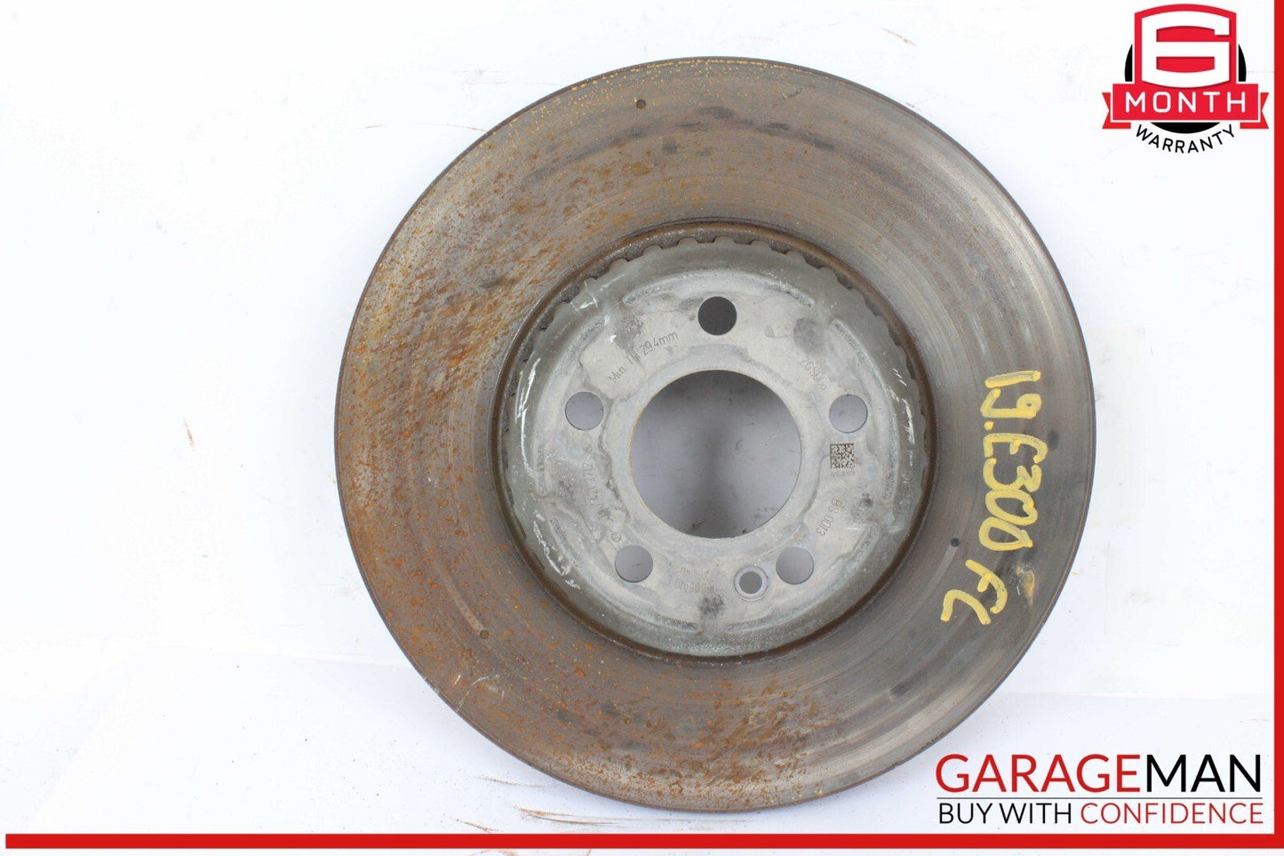 15-20 Mercedes W213 E300 C350e Front Right & Left Side Brake Rotor Disc Set of 2
