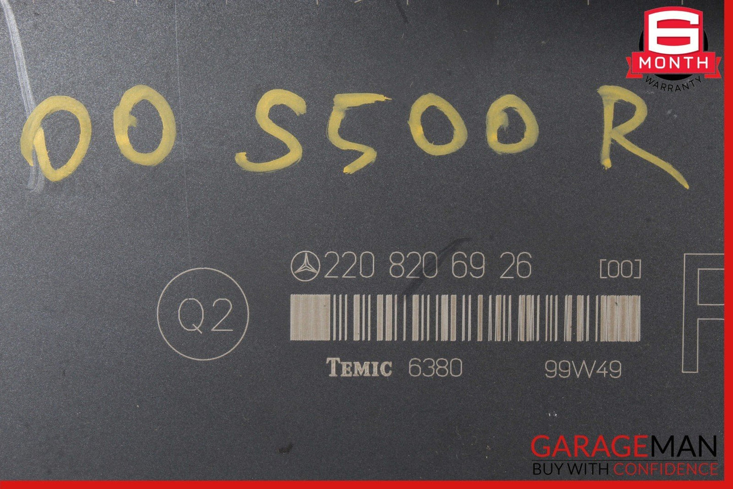 00-06 Mercedes W220 S500 S55 AMG Seat Control Module Front Right 2208206926 OEM