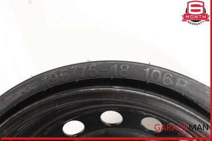 07-15 Audi Q7 Emergency Spare Wheel Rim Tire 6.5 x 18 H2 ET53 OEM
