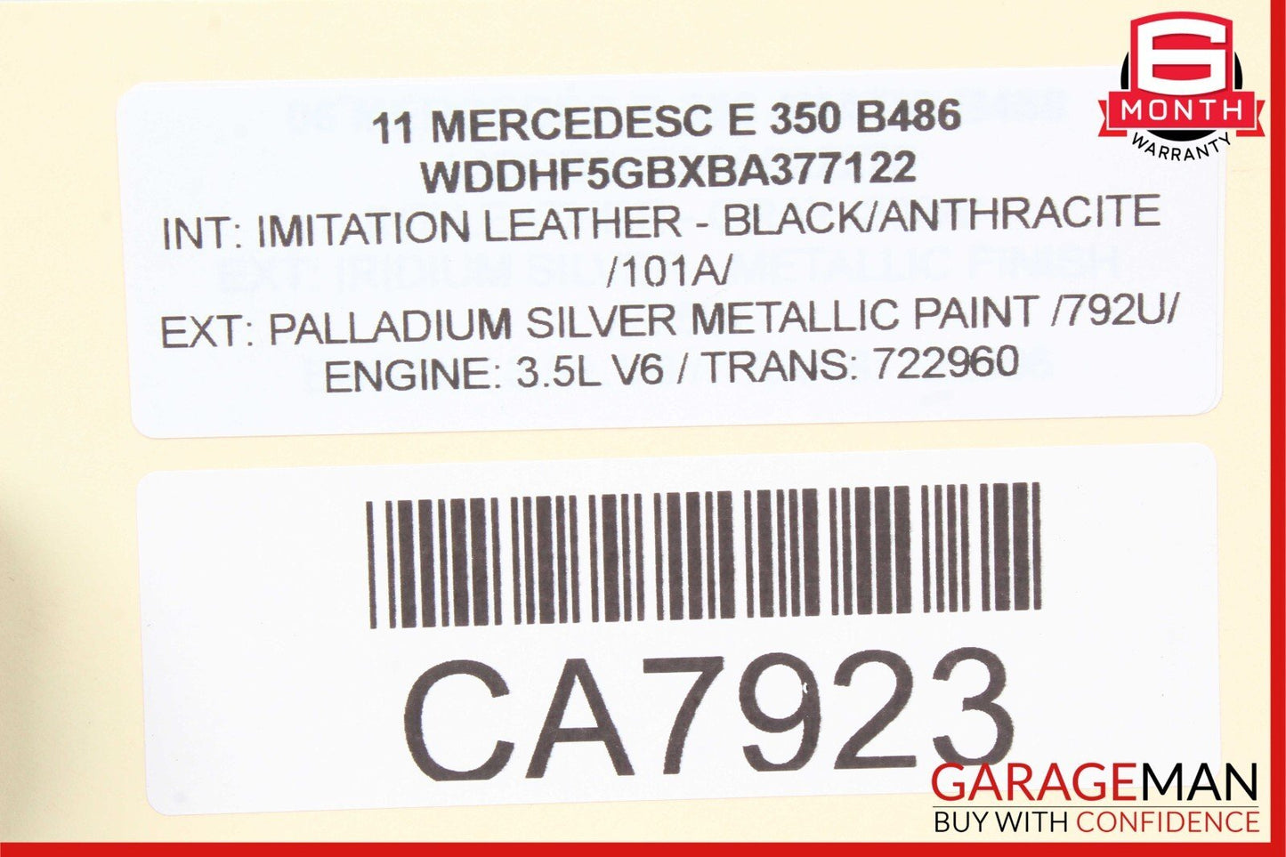 08-15 Mercedes W212 E350 GLK350 Front / Rear Right Side Exterior Door Handle OEM