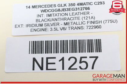 13-15 Mercedes X204 GLK350 4MATIC Tailgate Liftgate Release Handle w/ Camera OEM