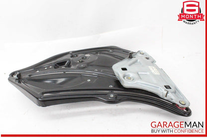 10-16 Mercedes W212 E400 Rear Right Door Window Regulator Frame w/o Motor OEM