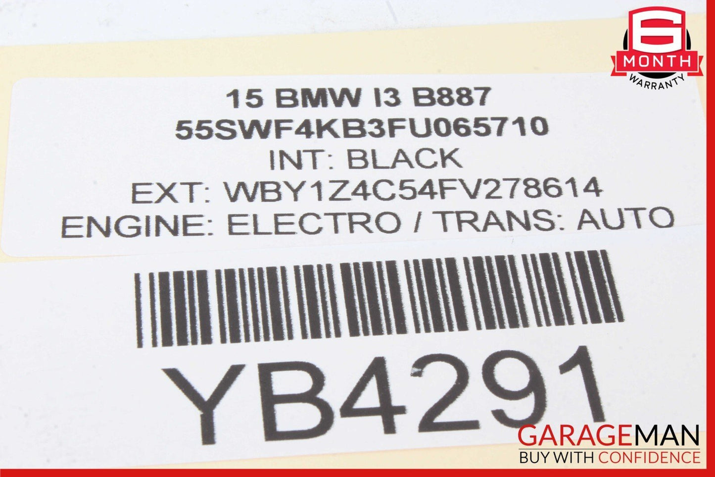 14-17 BMW i3 I01 Hybrid Engine Control Module Unit 12148635027 OEM