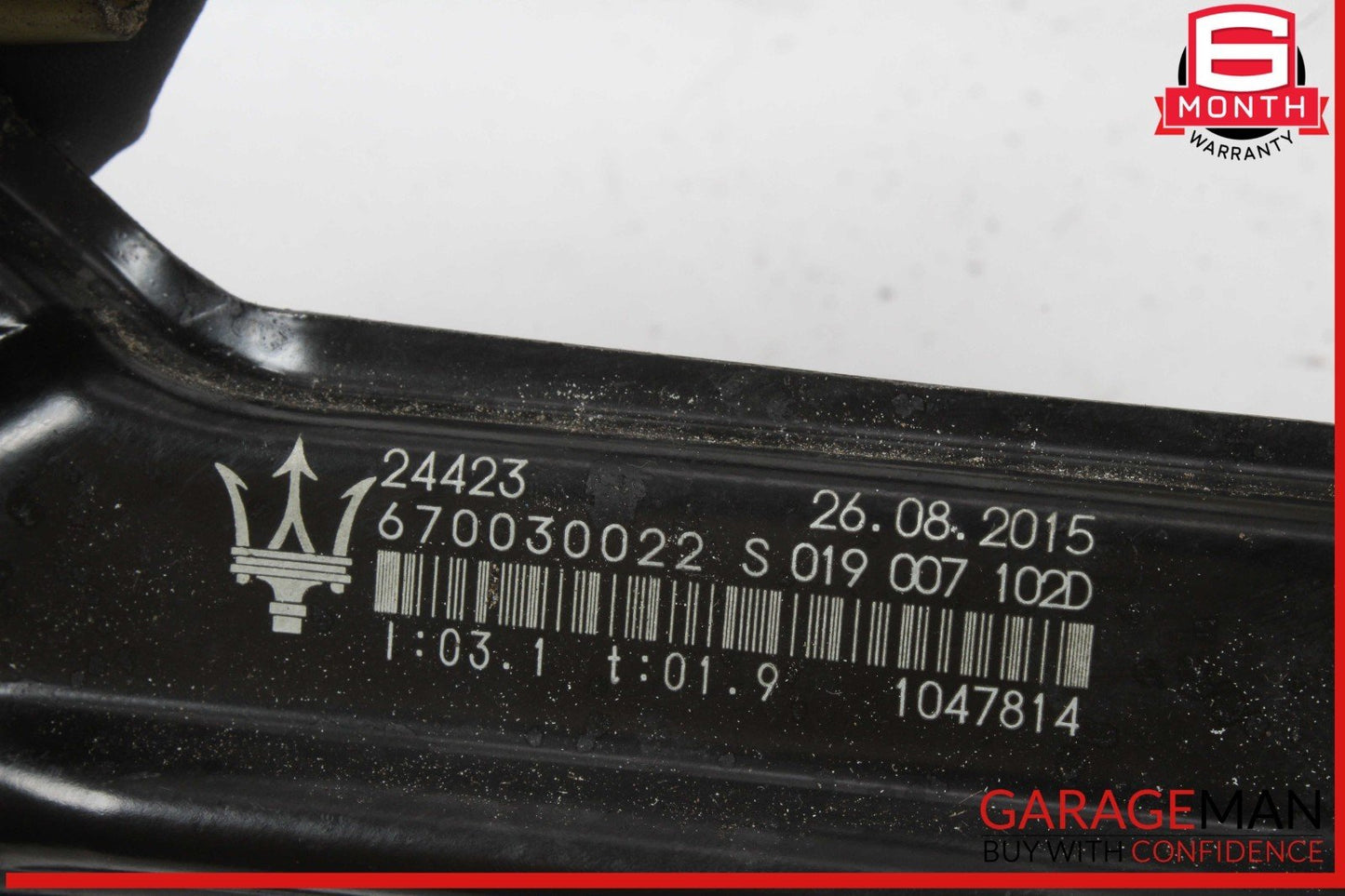 14-22 Maserati Ghibli Rear Right Passenger Side Window Regulator Motor OEM