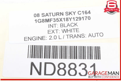 07-10 Saturn Sky Rear Left or Rear Right Side Lower Control Arm 15222277 OEM