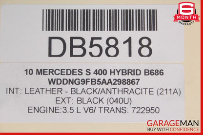 07-13 Mercedes W221 S550 S400 Dashboard Dash Board Trim Panel Assembly Black