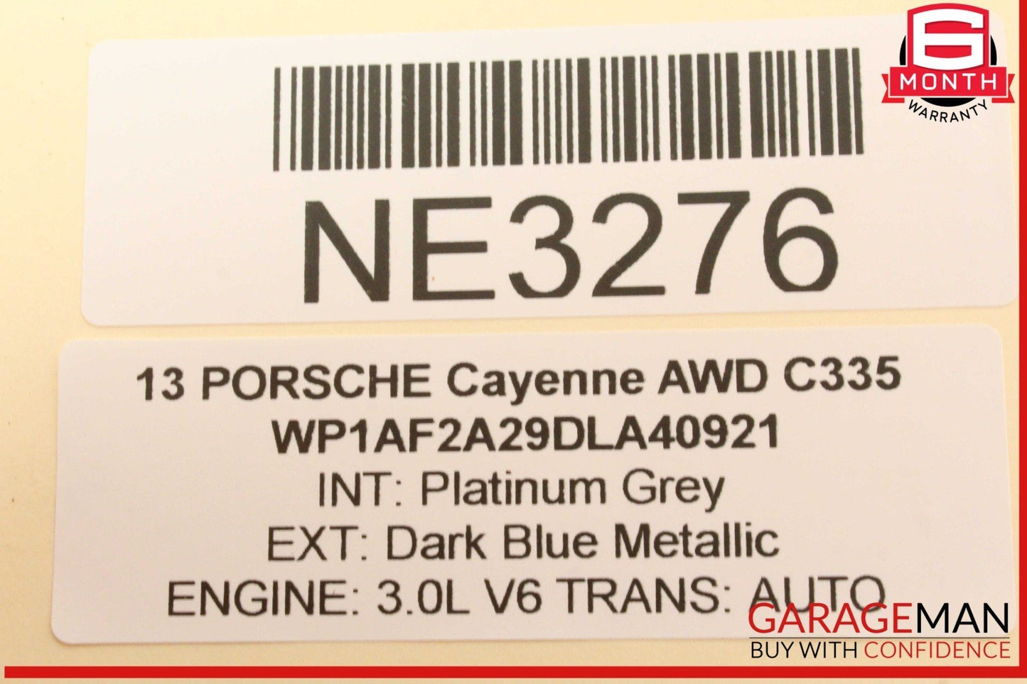 11-18 Porsche Cayenne 958 AWD Right Passenger Side Exterior Door Handle OEM