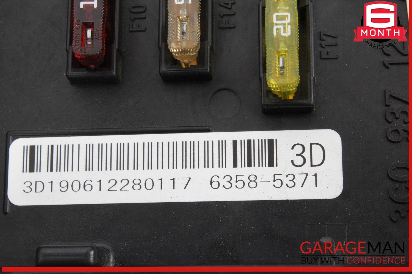 15-18 Audi Q3 Engine Fuse Relay Distribution Box Module Unit 3C0937125A OEM