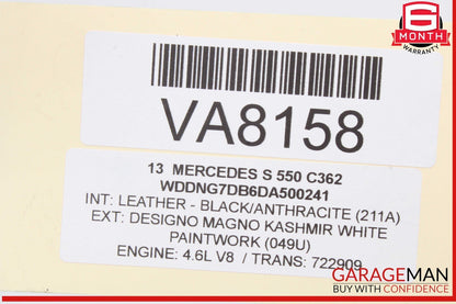 07-13 Mercedes W221 S550 S600 Trunk Lid Locking Hydraulic Pull Down Pump OEM