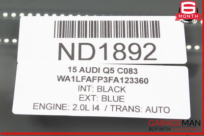 13-17 Audi Q5 Rear Left Driver Side Door Window Glass OEM