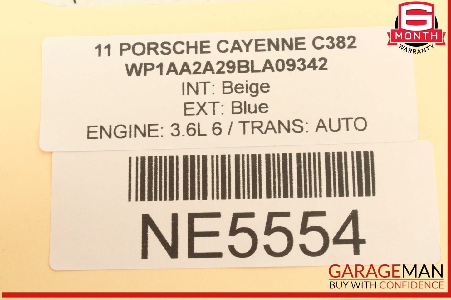 11-18 Porsche Cayenne 958 AC A/C Air Conditioning Line Pipe Hose 7P0820721 OEM