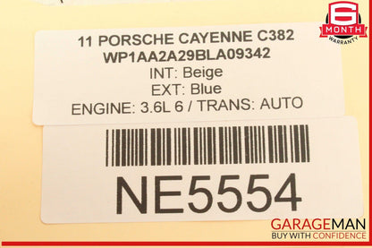 11-18 Porsche Cayenne 958 AC A/C Air Conditioning Line Pipe Hose 7P0820721 OEM