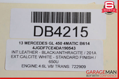 13-19 Mercedes X166 GL450 GLS550 Front Left Driver Side Wing Fender Panel White