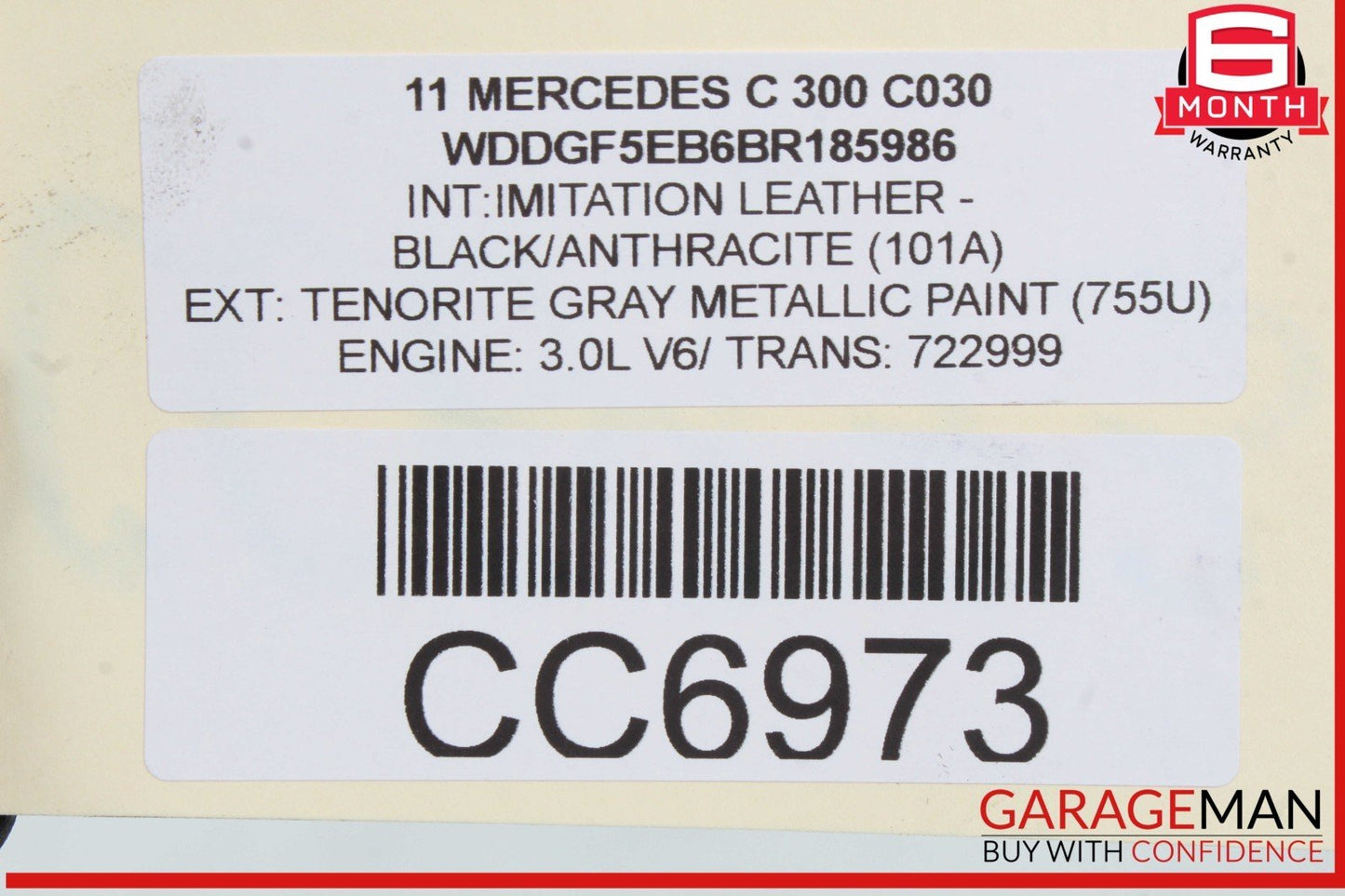 08-14 Mercedes W204 C300 C250 Power Steering Rack and Pinion 20411011017 OEM