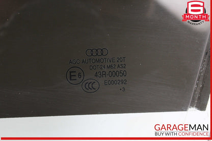14-17 Audi SQ5 Front Left Driver Side Door Window Auto Glass OEM