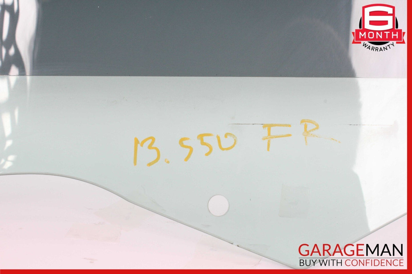 11-16 BMW 525i 535i 550i Front Right Door Window Glass OEM