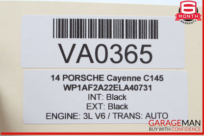 11-18 Porsche Cayenne 958 Start Ignition Switch Module w/ Key OEM