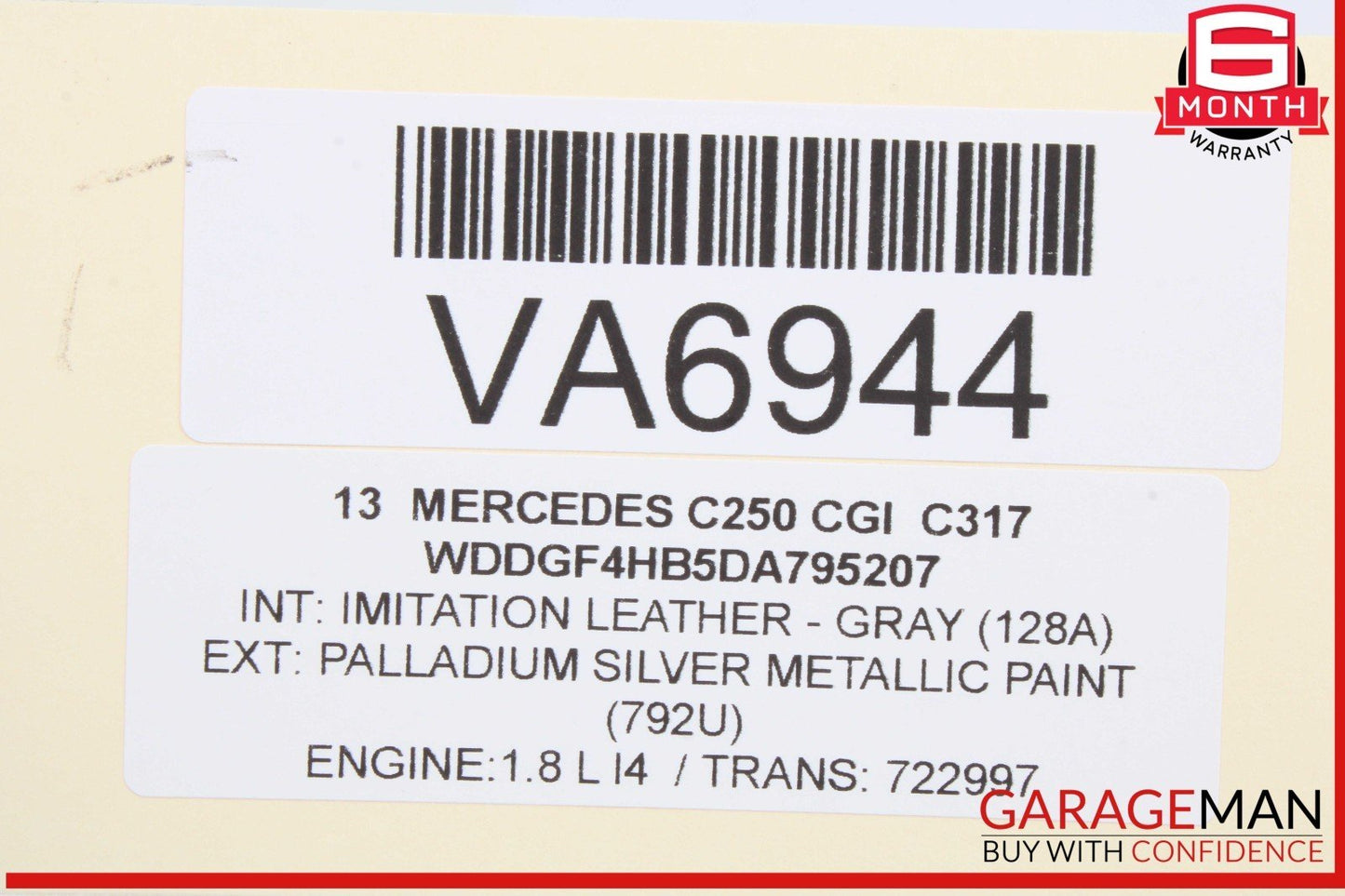 08-20 Mercedes W204 C250 CGI Front Left Side Spindle Knuckle Hub Bearing OEM