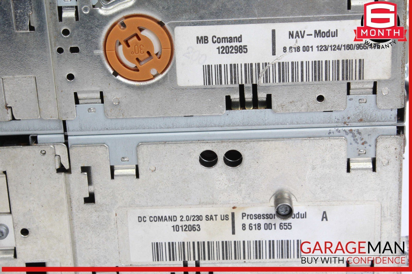 03-04 Mercedes R230 SL500 SL55 AMG Head Unit Radio Command Navigation Module OEM