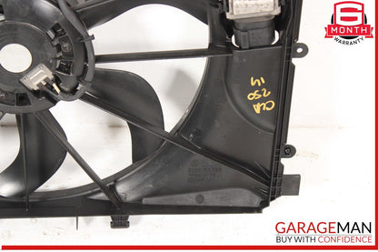 08-20 Mercedes W117 CLA250 Engine Radiator Cooling Fan Motor Assembly OEM