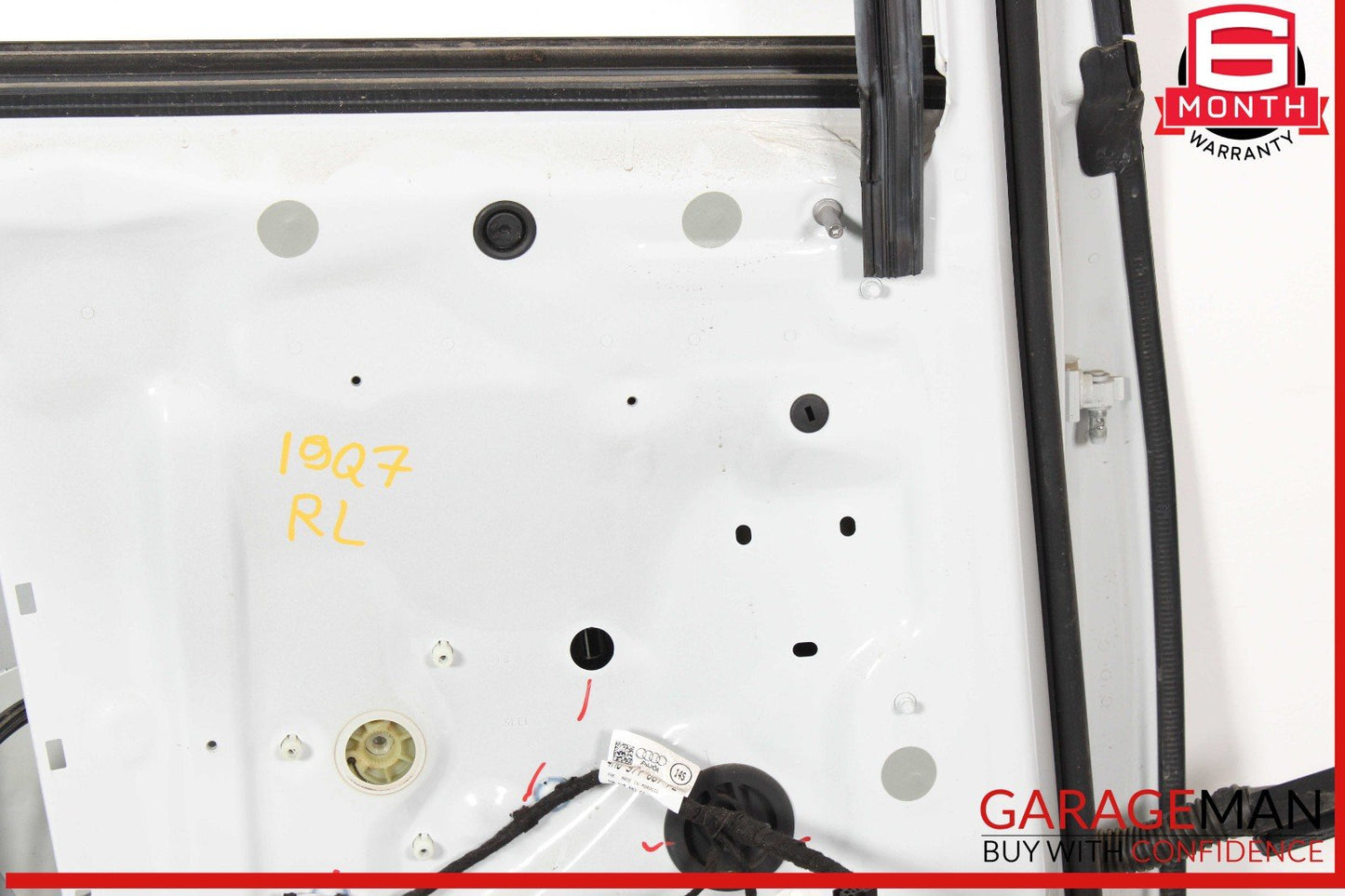 17-19 Audi Q7 Rear Left Driver Side Door Shell White OEM