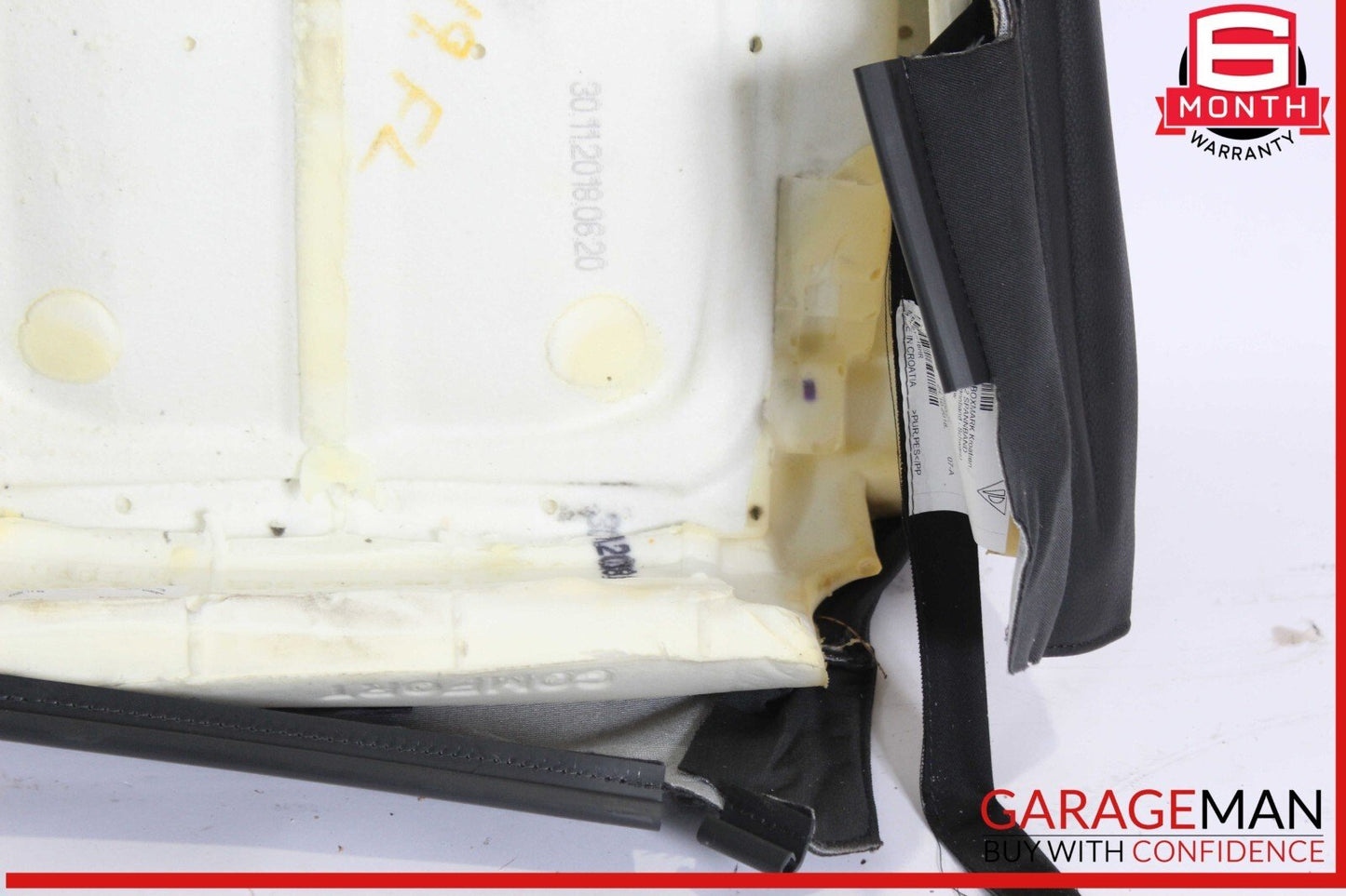 15-24 Porsche Macan 95B Front Left Driver Side Seat Upper Cushion Black OEM