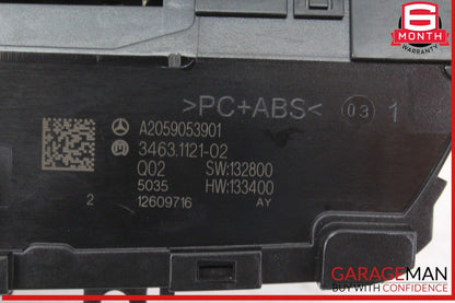 15-18 Mercedes W205 C300 Front Center Dash Hazard Control Switch w/ Clock OEM